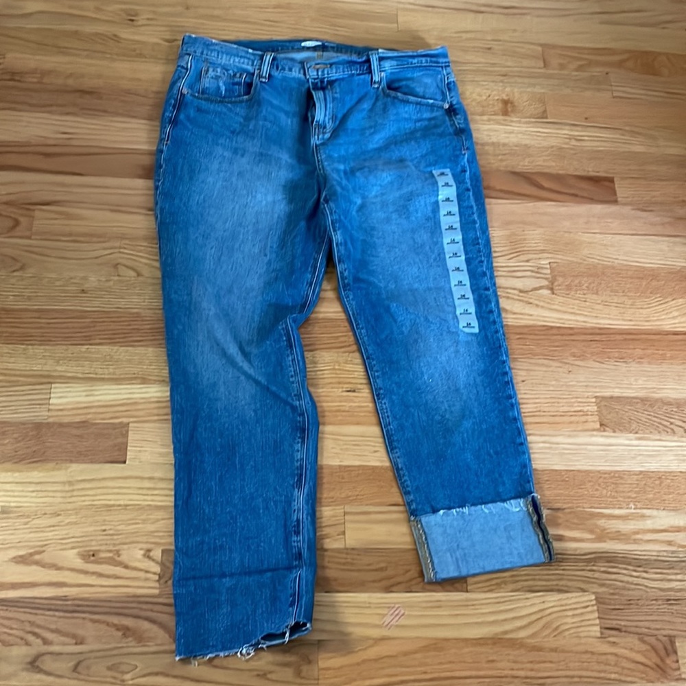 🟡 NEW OLD NAVY BOYFRIEND JEANS (16)